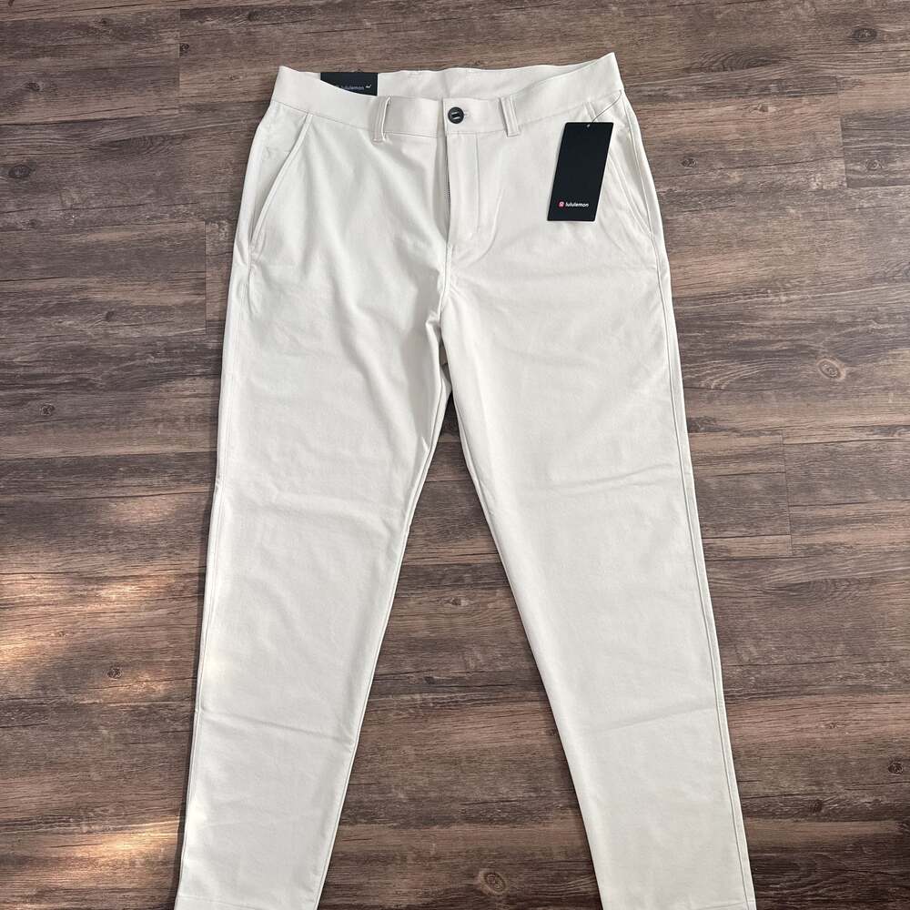 Lululemon Men's Slim-Tapered Twill Trouser 32-34” Inseam Bone